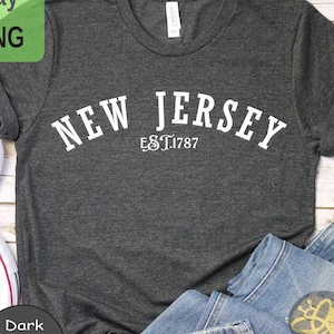 New Jersey T-shirt, New Jersey Gifts, New Jersey Souvenir, Gift from New Jersey, New Jersey State Shirt, New Jersey lover shirt