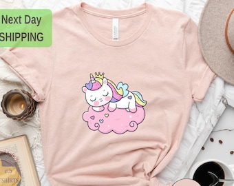 Cute Unicorn T-Shirt, Magical Fantasy Unicorn Tee, Soft Cotton Shirt for Everyday Wear, Perfect Unicorn Lover Gift, Funny Tee, Birthday Gift