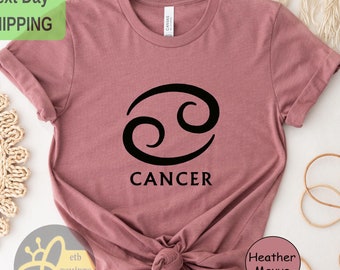 Cancer Zodiac Sign Shirt, Cancer Sign, Zodiac Tshirt, Astrology Tshirt, Zodiac, All Signs, Birthday Shirts, Horoscope Shirt, Birth Sign
