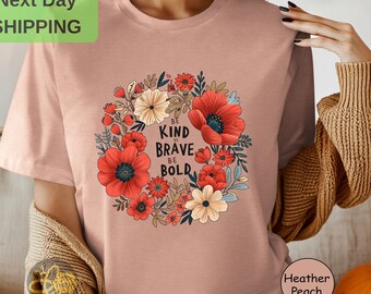 Hello Spring Tee, Comfort Colors Shirt, Flowers T-Shirt, Boho Wildflowers Floral Nature Shirt, Wild Flower Shirt, Retro Shirt, Boho Shirt