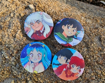 Nostalgia Anime Matte Badges Buttons