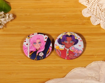 Utena and Anthy Badges