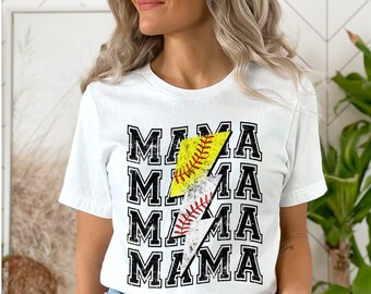 Mama of both softball and baseball shirt, mom of both shirt, multiple sports mom shirt, softball and baseball mom, ball field mama, busy mom