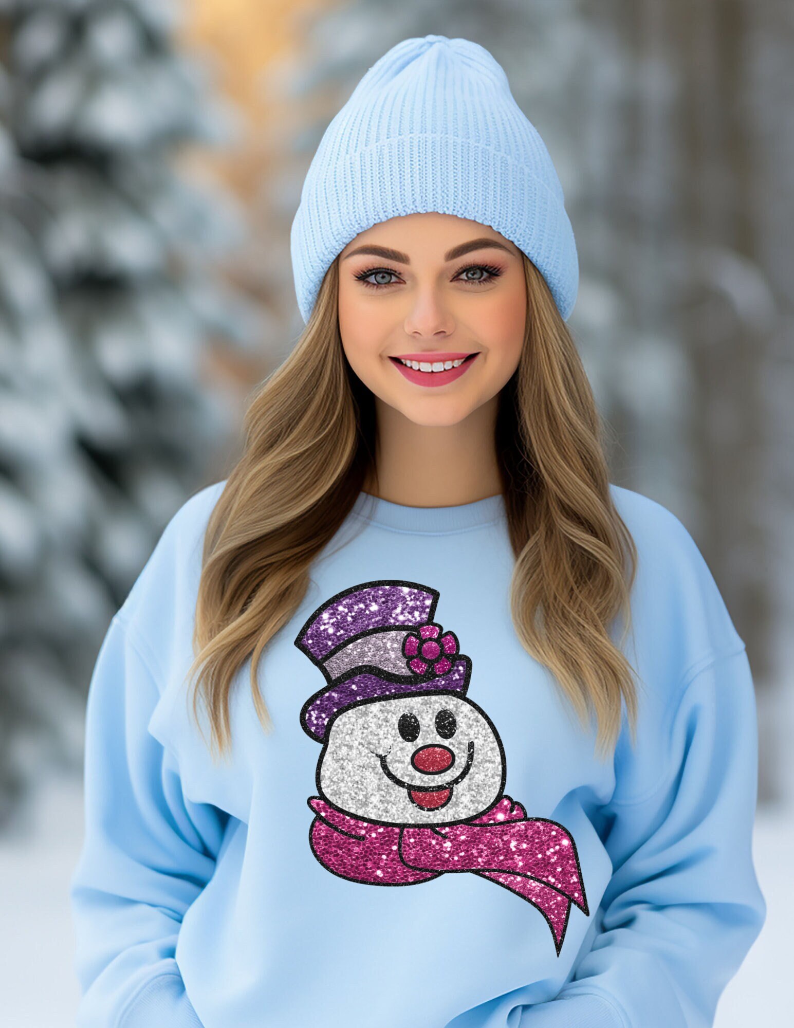 Frosty Sweatshirt Etsy