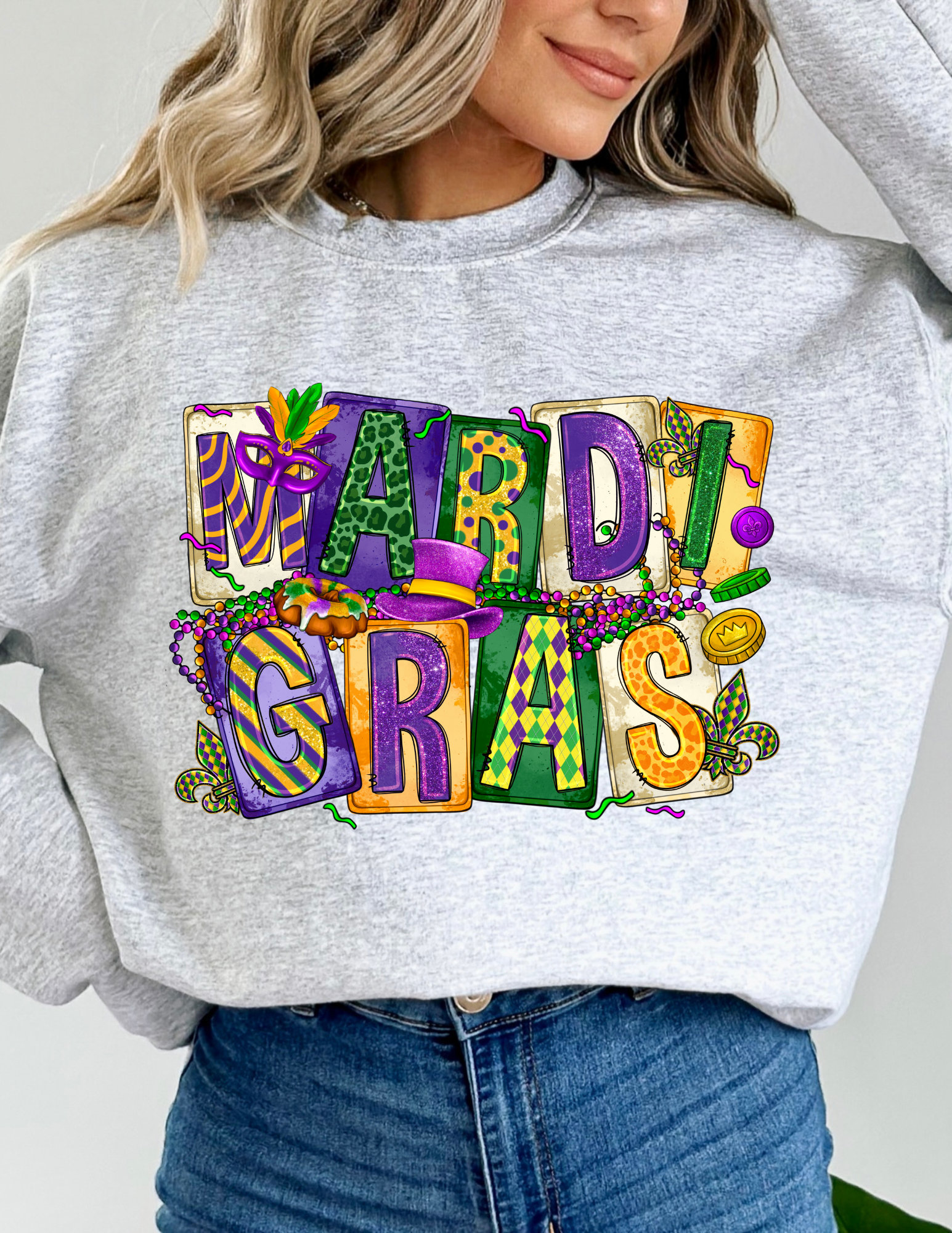 Mardi Gras Sweatshirt