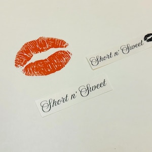 Short n' Sweet Inspired Temporary Tattoos