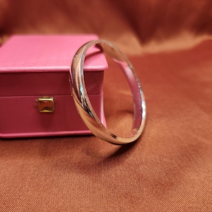 Silver Kada/Bangle - 925 Pure Silver Bangles | 925 Sterling Silver Adjustable bangles for sale | Baby birthday gift | Return gift