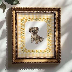 Mini Custom Watercolor Pet Portrait,Dog Portraits from Photos,Dog Portraits From Photos,Pet Painting,Custom Tiny Paintings,Miniature