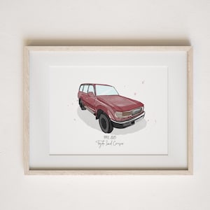 Car Painting From Photo, Car Paintings, Car Drawing from Photo, Custom Watercolor Portrait,Personalized Gift for Boyfriend, Gift for Him image 6