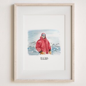 Custom Watercolor Painting Print, Family Portrait, Custom Portrait From Photo, Portraits From Photos, Personalized Gifts, Father&#39;s Day Gift