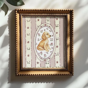 Mini Custom Watercolor Pet Portrait,Dog Portraits from Photos,Dog Portraits From Photos,Pet Painting,Custom Tiny Paintings,Miniature