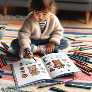 Bilingual Beginnings: A to Z Coloring Book for Toddlers - Learn English and Spanish Through Art and coloring | Digital Download