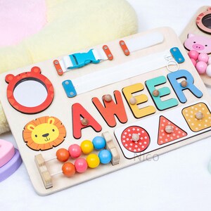 Personalized Gift for Baby, First Birthday Gift, Name Puzzle Gift, Toddler Toy, Gifts For Kid, Baby Shower Gifts,New Baby Girl & Boy Gift