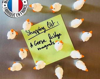 Geese fridge magnets | 5 to 25 mini animal magnets | Gift idea