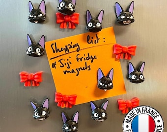 Jiji Refrigerator Magnets | 10 Kiki's Cat Magnets | Gift idea
