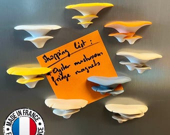 Oyster Mushroom Fridge Magnets | 4 Mushroom Magnets | Various Designs | Gift Idea