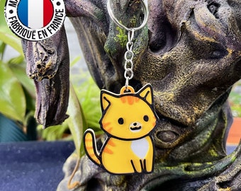 Ginger cat keychain | Cute Cats Collection | Different models | Gift idea | 3D printing
