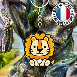 Lion Keychain | Adorable Safari Animal Collection | Gift Idea | 3D Printing
