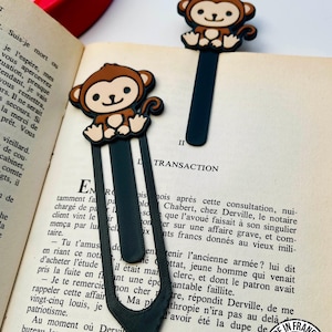 Monkey Bookmark | Safari Animals | Large Bookmark | Gift Idea