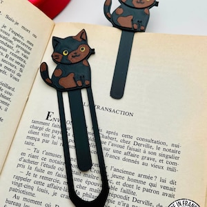 Marcapáginas de gato carey | Marcapáginas grande | Idea de regalo