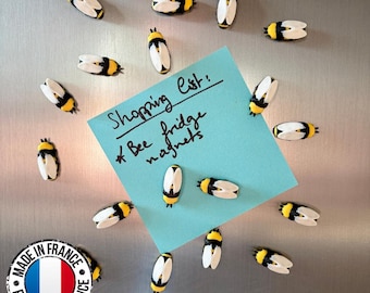 Bees fridge magnets | 5 to 25 mini insect magnets | Gift idea