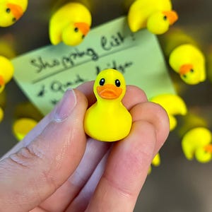 Imanes de pato para nevera | De 5 a 25 mini imanes de animales | Idea de regalo imagen 2