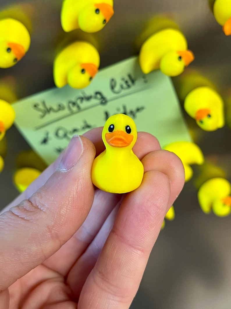 Imanes de pato para nevera | De 5 a 25 mini imanes de animales | Idea de regalo imagen 2