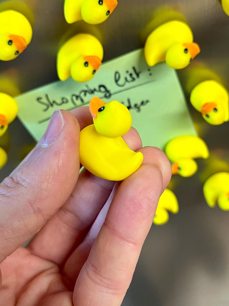 Imanes de pato para nevera | De 5 a 25 mini imanes de animales | Idea de regalo imagen 4