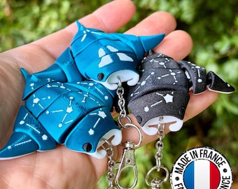 Flexi manta ray keychain | Fish keychain | Unique gift idea