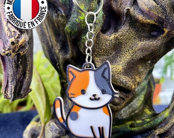 Porte-clés chat calico | Animaux irrésistibles | Différents modèles | Idée cadeau | Impression 3D