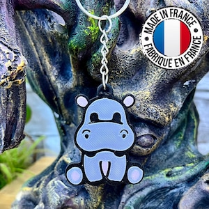 Hippopotamus Keychain | Adorable Safari Animal Collection | Gift Idea | 3D Printing