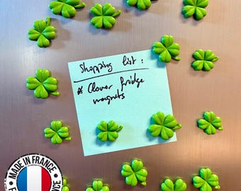 Clover fridge magnets | 5 to 25 lucky charms | Gift idea