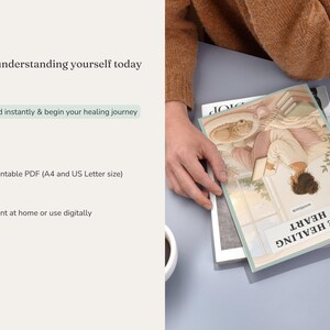 The Healing Heart Workbook | Breakup Journal PDF | Guided Healing Journal | Self Love Workbook | Relationship Recovery | Digital Download image 7