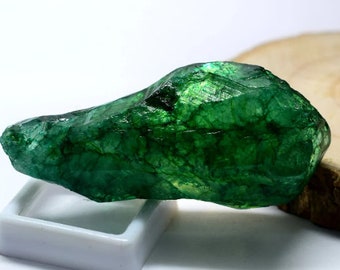 Raw Rough Emerald 220Ct (Approx.) Uncut Emerald, Raw Emerald Colombian Green Emerald High Quality Colombia Emerald Gemstone