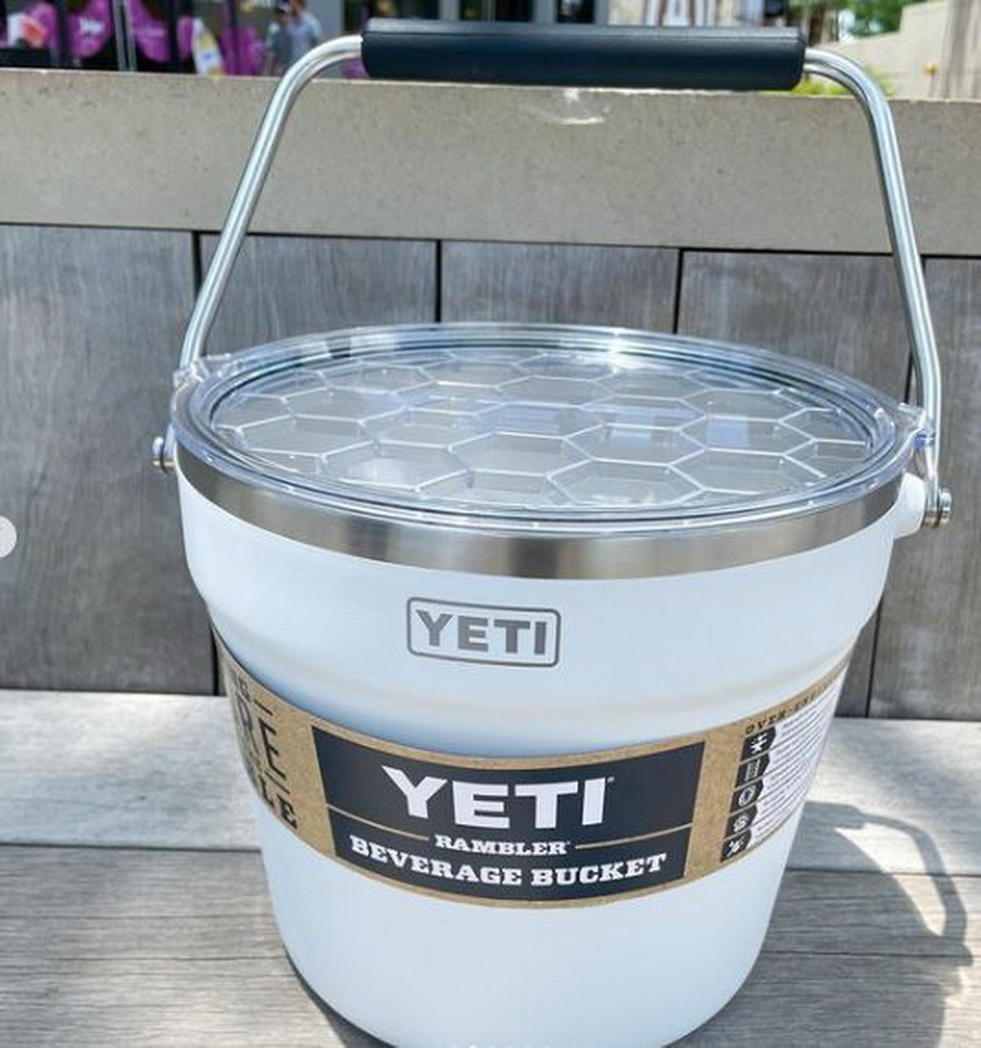 YETI Rambler Beverage Bucket White by Christinaawoodruffco   Etsy