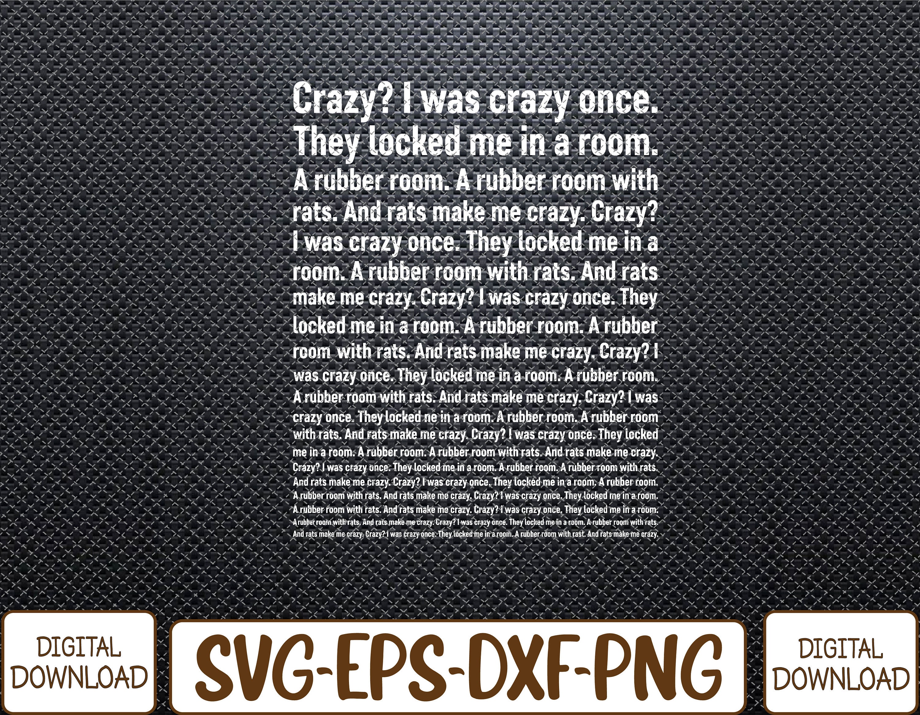 Crazy I Was Crazy Once They Locked Me In A Room Shirt - Icestork