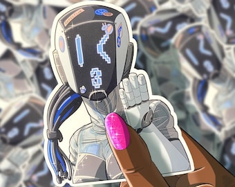 Android/Robot Anime Girl | Anime Waifu Sticker
