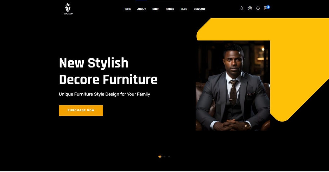 E-commerce Website 100% Responsive Design HTML /CSS/JS - Etsy