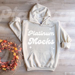 18500 Sand Fall Mockup Gildan 18500 Hoodie Mockup Thanksgiving Sweatshirt Mockup Flat Lay Sand Hooded Sweatshirt Mock Up Wood Background