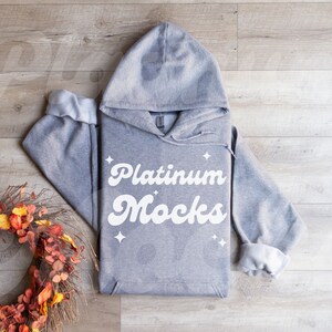 18500 Sport Grey Fall Mockup | Autumn Gildan 18500 Mockup Gildan Hoodie Mockup g18500 Mock up Flat Lay g185 Sport Grey Folded Flatlay Mockup
