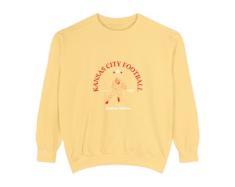 Sudadera de fútbol de Kansas City / Sudadera gráfica de los Kansas City Chiefs / Sudadera gráfica de los años 90 / Sudadera gráfica para mujer / Retro