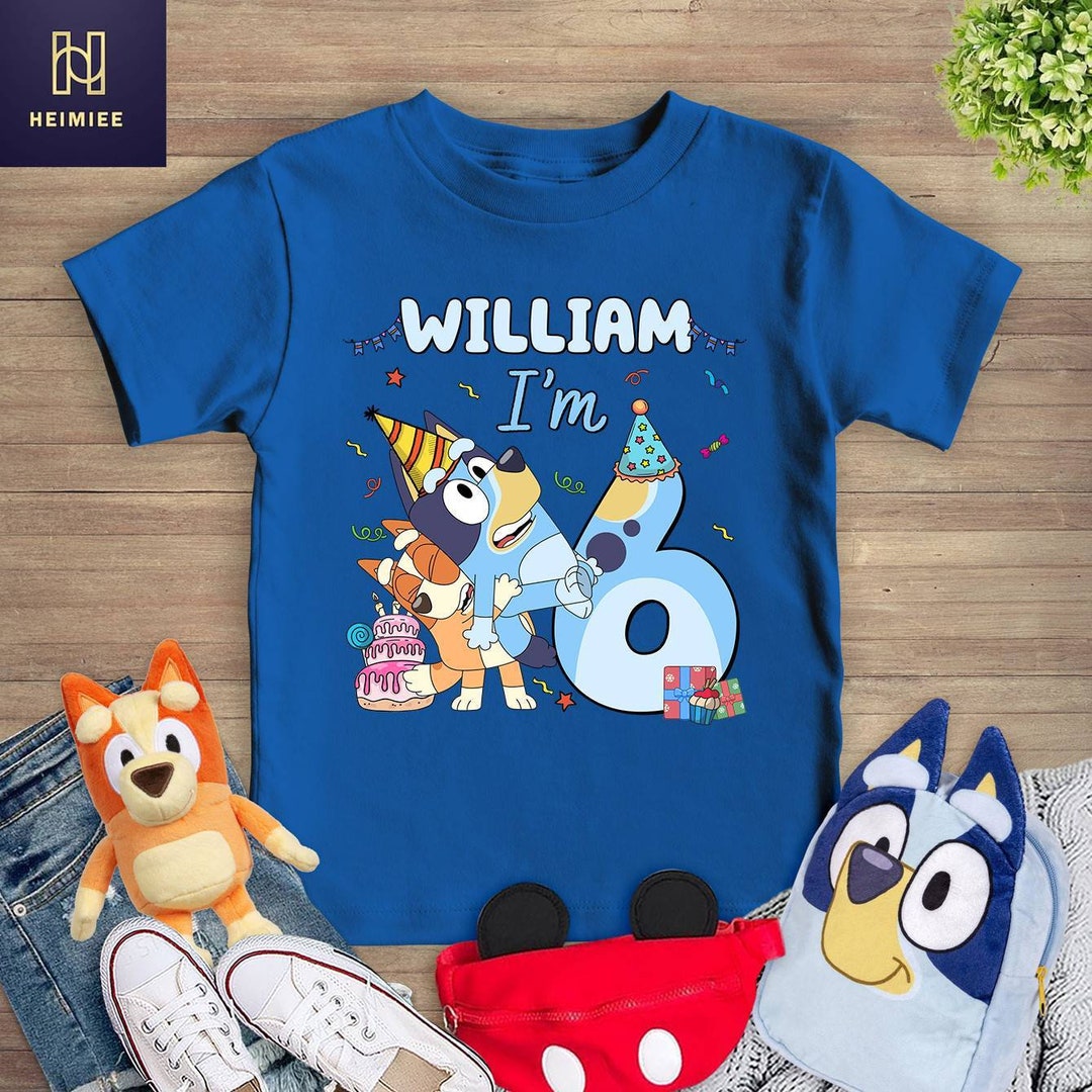Bluey Bingo Birthday Shirt Custom Bluey Shirt Bluey Family Etsy