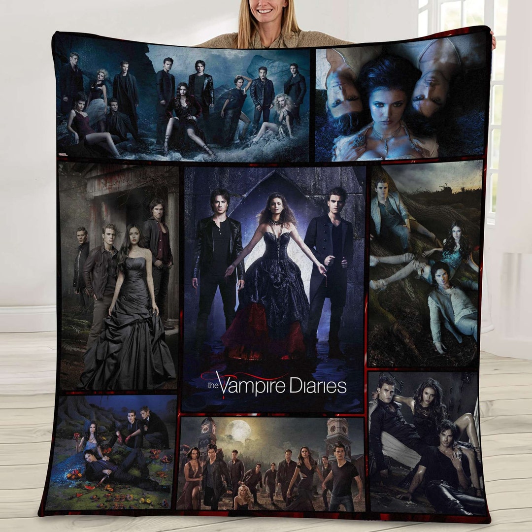 The Vampire Diaries Movie Fleece Blanket Mink Sherpa Blanket Etsy