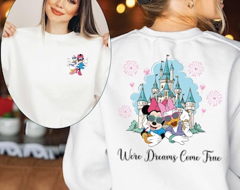 Minnie and Daisy Sweatshirt, Minnie Mouse and Daisy Duck Sweatshirt, Best Friends Sweater, Disneyland Vacation Sweat, Disney Girls Adventure