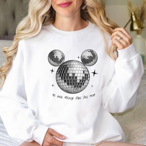 Me and Mickey Vibe Like That Sweatshirt, Magic Disco Ball Eras Sweater, Disney Mickey Eras Tour Sweatshirt, Disney Mouse Disco Ball Sweater