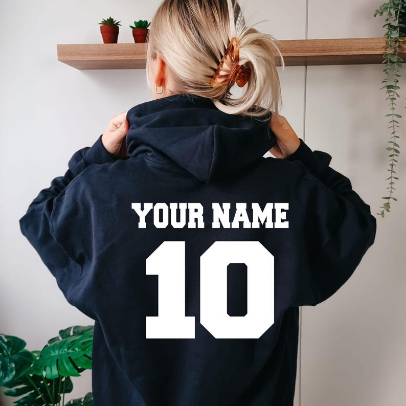 Customized Football Hoodie, Custom Football Jerseyteam Name, Your Name