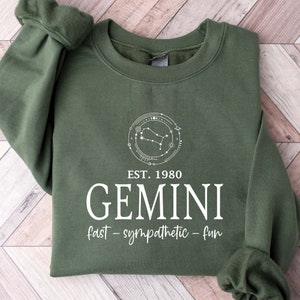 Customized Zodiac Astrology Sweatshirt, Personalized Zodiac Birthday Gift, Sun Moon Rising Sun Horoscope, Custom Horoscope Sweater