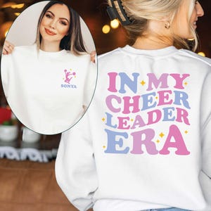 In My Cheerleader Era Sweatshirt, In My Cheer Era Sweater, Cheerleader Sweatshirt, Cheerleader Gifts, Cheerleader Mama Sweater, Cheer Vibes