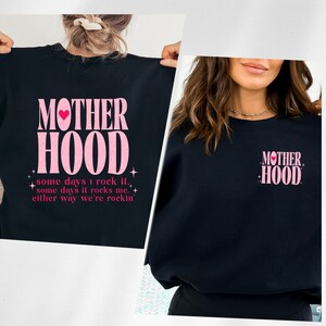 Motherhood Oversized Sweatshirt,Motherhood some day I rock it  sweatshirt,Oversized Mom crewneck,Motherhood sweatshirt,Trendy Mom sweatshirt