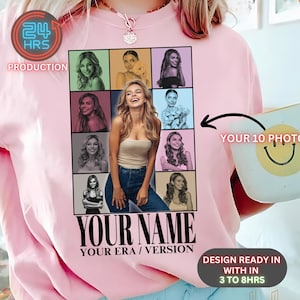 Custom Eras Tour Shirt, Personalized Your Image Eras Tour Shirt, Personalized Eras Tour Shirt, Customized Vintage Shirt, Change Your Design